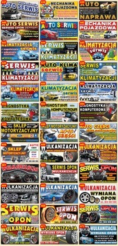 BANER AUTO SERWIS wulkanizacja wymiana opon oleju