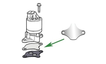 Заглушка EGR OPEL Astra Corsa Omega Tigra Vectra