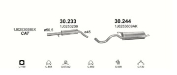 фото thumb №6, Глушник середній seat leon toledo 30.233