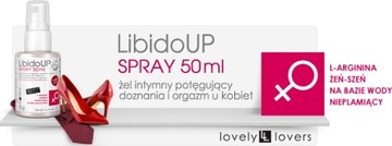 Lovely Lovers LibidoUP SPRAY 50ml = WIĘKSZY ORGAZM