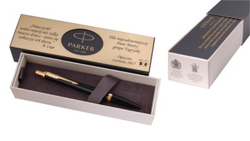 PARKER długopis Urban Muted Black GT GRAWER ZESTAW