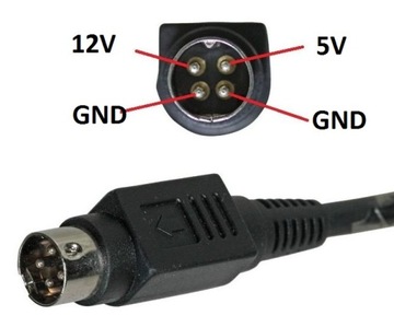 Блок питания для вилки LACIE 4PIN 12V-3A/5V-4.2A FV