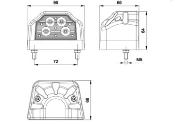 ПОДСВЕТКА НОМЕРНОГО ЗНАКА FT-031 LED