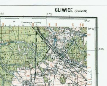 ГЛИВИЦЕ ГЛЯЙВИЦ ЗАБЖЕ ПЫСКОВИЦЕ ТОЗЕК ПАРИК 1933 г.