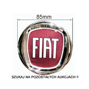 Значок FIAT Punto Panda Seicento, эмблема 74 мм