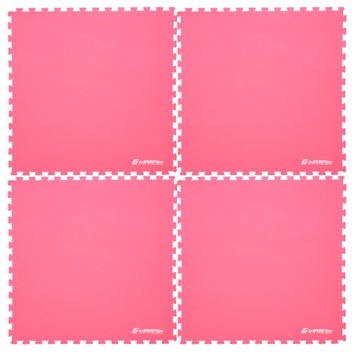 КОВРИК ДЛЯ ФИТНЕСА inSPORTline PUZZLE 200x200x1 Красный