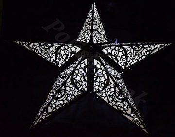 PAPER STAR LED витражный светильник 45СМ + БАТАРЕИ