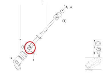 MINI R50 R52 R53 КРЕСТОВАЯ РУЛЕВАЯ КОЛОНКА