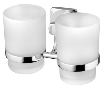 ICE BISK DOUBLE MUG 04851 СТЕКЛО / БЛЕСК ХРОМ