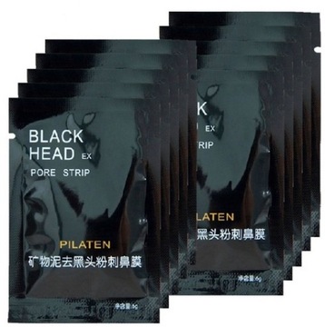 PILATEN BLACK MASK ЧЕРНАЯ МАСКА В ПАКЕТАХ 10 шт 60г