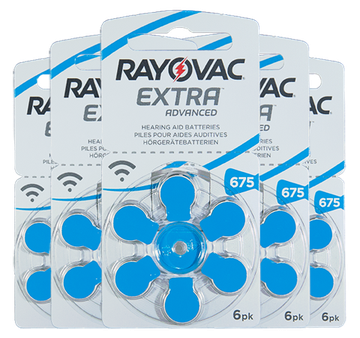 Rayovac Extra 675 EMF PR44 Слуховые батарейки 6 шт.