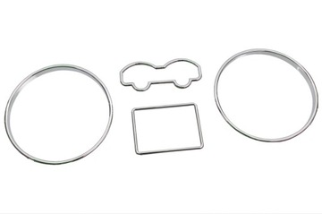 фото thumb №4, Vw golf iv 4 bora рамки хром кільця прилади спідометр