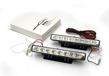 ДНЕВНЫЕ ходовые огни ДХО 16 LED SMD 5050 АВТОМАТ встроенные