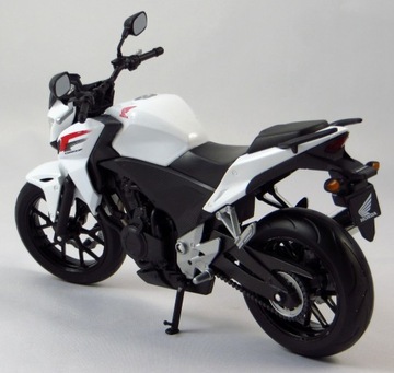 МОДЕЛЬ HONDA CB500F МЕТАЛЛ/ПЛАСТИК МОТОР WELLY 1:10