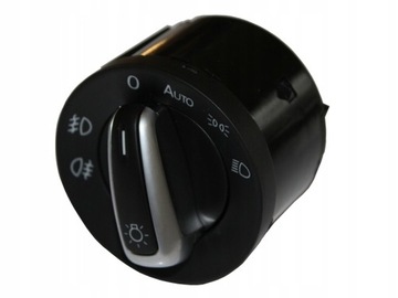 Перемикач панель вимикач світла vw passat b6 b7 фото №1