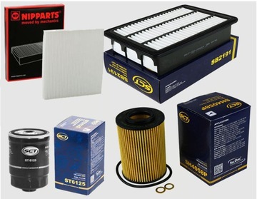 Набір фільтрів hyundai santa fe ii cm 2,2 crdi фото №1