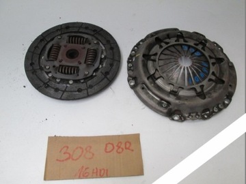 Зчеплення притиск peugeot 308 1.6 hdi 08r фото №1