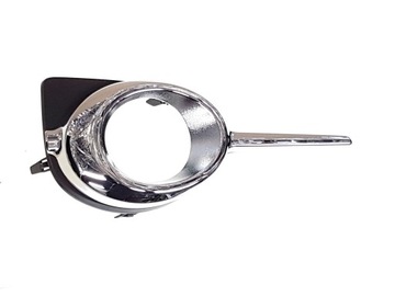 Rav4 10-12 решітка захист хром галоген бампер p фото №1