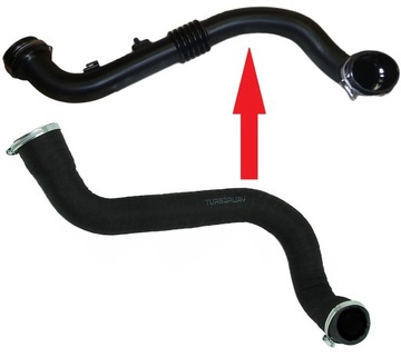 Труба шланг turbo интеркулер renault megane scenic ii 1.9 dci 8200363471 фото №1