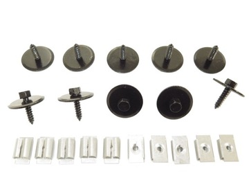 Винты пластинки клипсы защитные накладки двигателя mercedes w202 фото №1