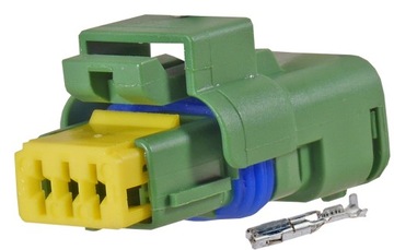 Штекер з'єднувач 3 pin sicma peugeot citroen fiat zielo фото №1