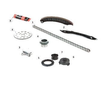 Цепь распределительный вал traffic espase iv 2.0dci kpl фото №1