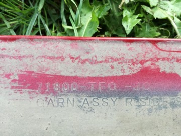 Honda JAZZ Si порог молдинг порога правая 11-14