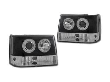 Headlight rings led backlight angel jeep grand cherokee zj, фото
