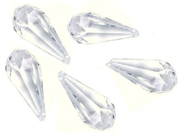 Trinkets icicles diamond crystal x5 hangers ornaments on christmas tree vigilia, фото