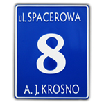Номер на будинок номерний знак адресова 23 x 29 сантиметри, фото