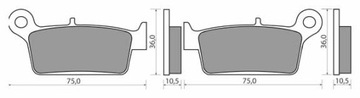 Pads suzuki dr з rm door 125 250 400 tm smr ajp, фото