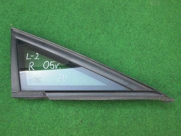 Glass seat leon 2 2005. front right triangle, фото