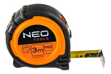 Tape measure steel 3m nylon magnet neo 67 - 113, фото