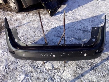 Rear bumper back dacia lodgy on parking sensor, фото