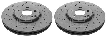 Febi disks front mercedes w211 s211 w220 4-matic, фото