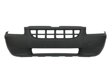 Front bumper black fiat doblo 1 2001 - 2005, фото