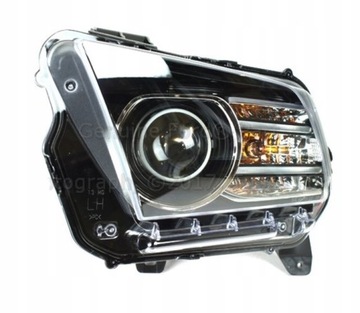 Xenon headlight left black america ford mustang 2013 - 2014, фото