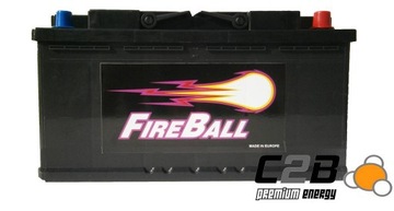 Аккумулятор fireball 100ah 800a zyrardow 1-go maja, фото
