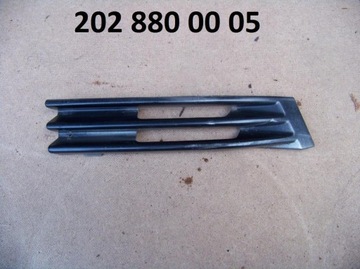 Mercedes c-class w202 lattice air intake left bumper in front of, фото