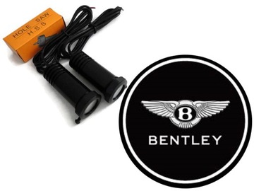 Вітаюче світло лого bentley тюнінг 3-дверний 2x7w, фото