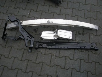 Mercedes c 204 beam bumper booster bracket eyepiece strap amplifier original, фото