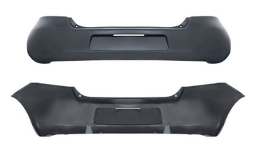 Bumper back toyota yaris 2006 - 2009 for painting, фото