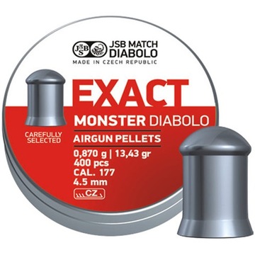Shotgun shells diabolo jsb exact monster 4, 52 mm 4.52 heavy, фото