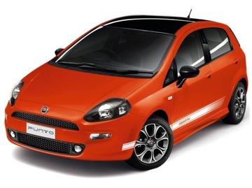 Набір наклейок fiat punto evo abarth, фото