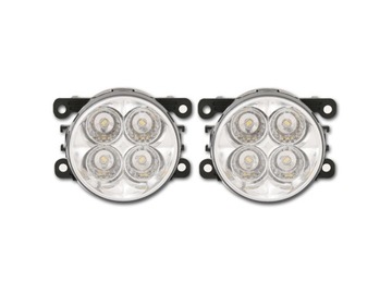 Drl 4 led підсвідка вогня денні ходові вогні rl e круглі, фото