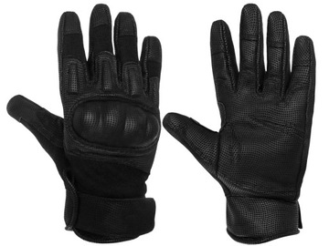 Миль-tec шкіряні рукавиці тактичне cqb nomex чорне xxl, фото