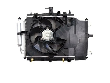 New complete radiator fan nissan note at, фото