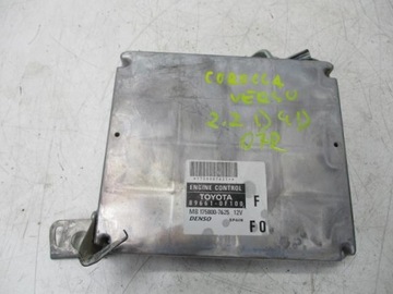 Компьютер двигателя toyota corolla verso 2.2 d4d 2007 год, фото