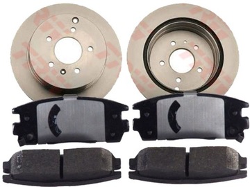 Тормозные диски+ колодки trw зад opel antara 303mm, фото