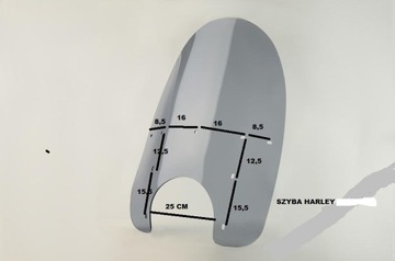 Glass fairing harley davidson road king graphite, фото